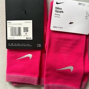 Nike Spark Dri-FIT Pink Athletic Socks